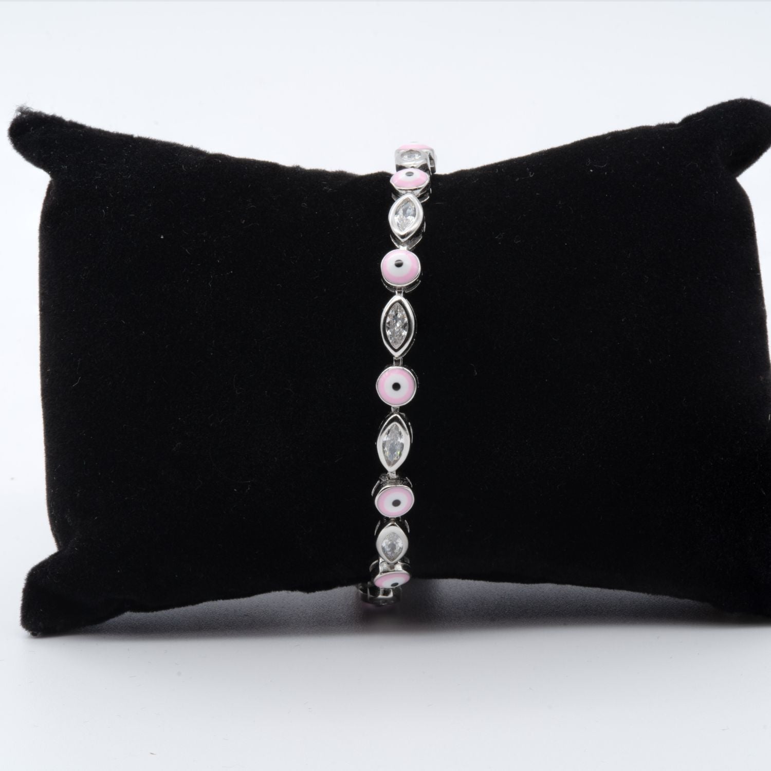 Evil Eye Pink Bracelet